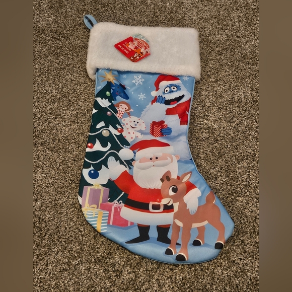 Other - NWT Rudolph Santa Christmas Stocking Abominal Reindeer